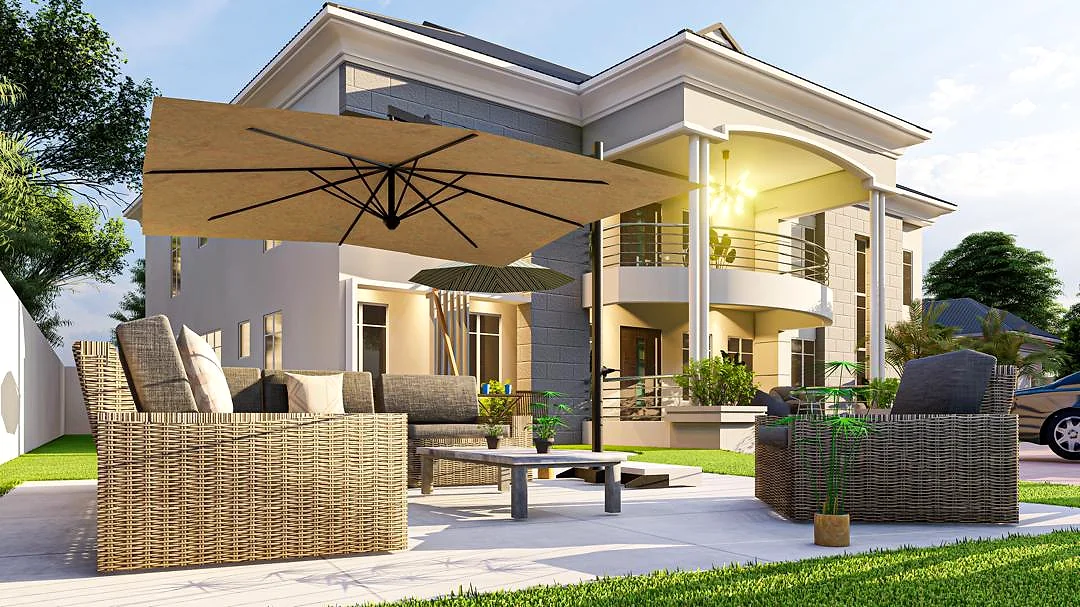 Architectural visualisation of Aveo's Lokogoma residential design