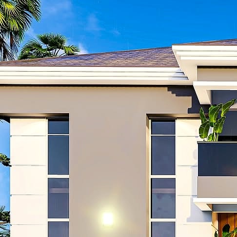 Image from Aveo’s CROSPIL Premier Estate duplex project post