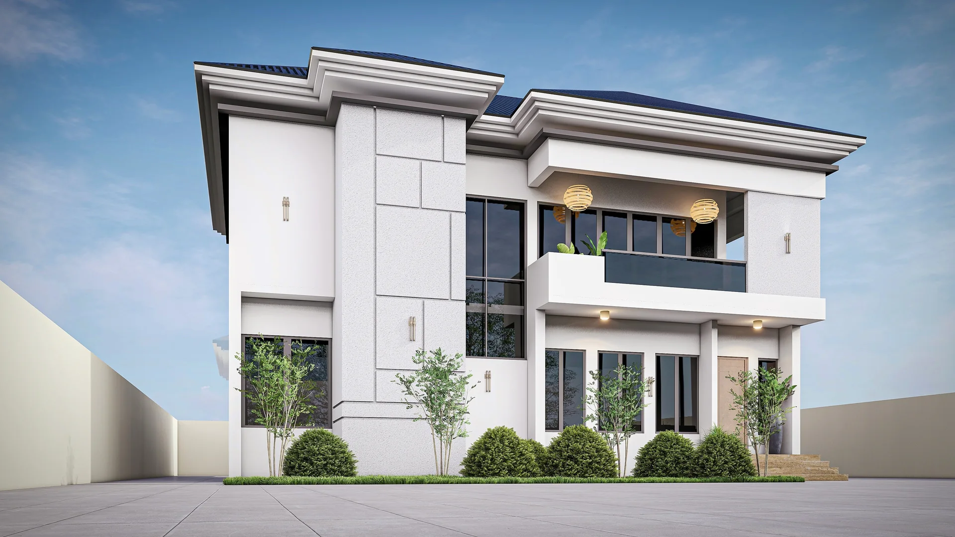 Aveo's rendering of a five-bedroom residential design in Mekenge Layout, Calabar